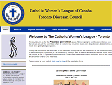 Tablet Screenshot of cwltoronto.ca